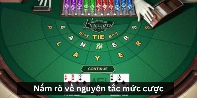 Áp dụng nguyên tắc mức cược trong trò chơi